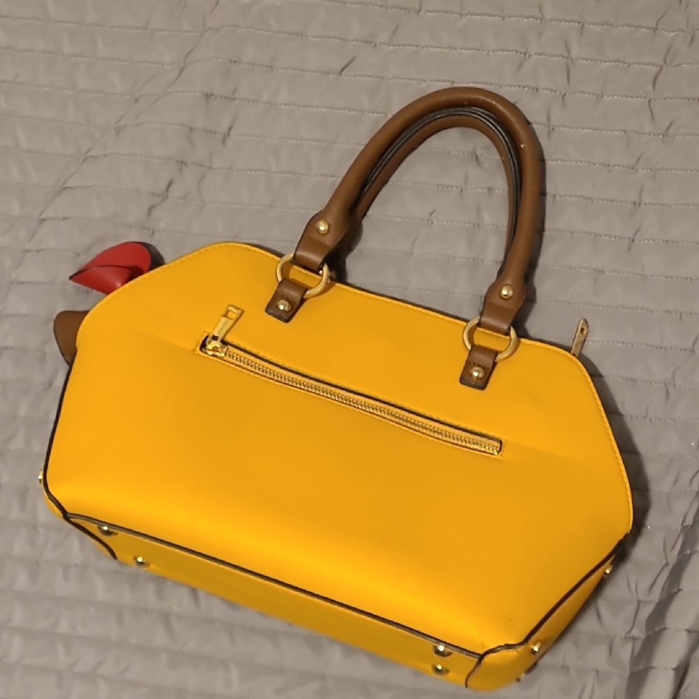 Vibrant Yellow Satchel Modern Stylish‎ Design Tassels - Picture 11 of 17